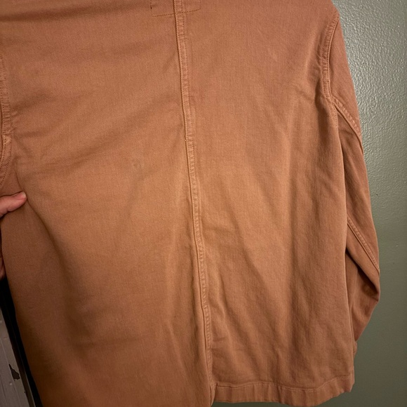 Quince Organic Cotton Stretch Chore Jacket in Tobacco - Picture 3 of 5